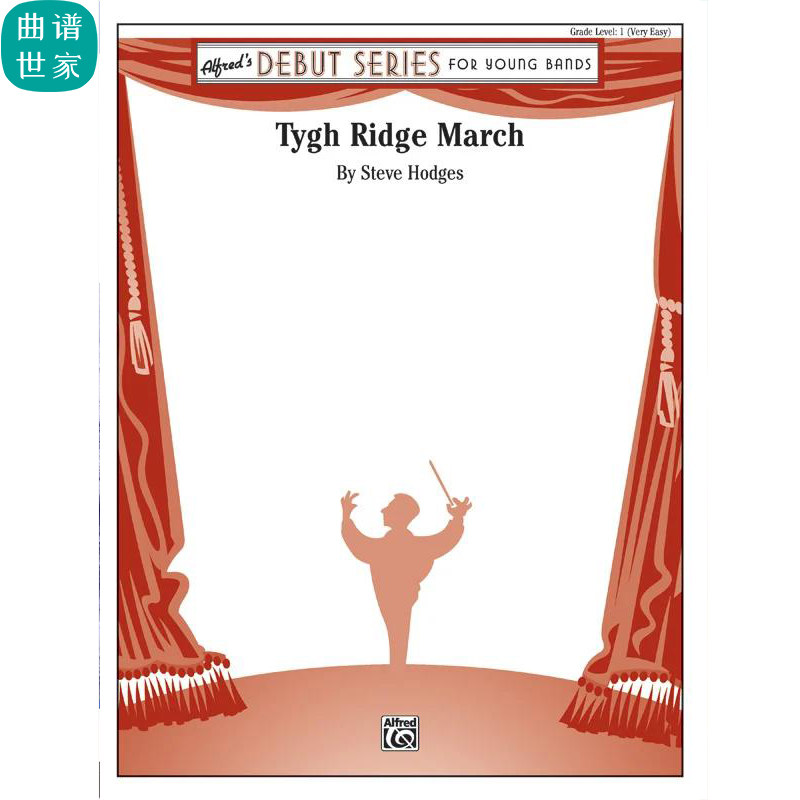 管乐团 泰格岭进行曲 Tygh Ridge March 非常简单初级总谱分谱MP3