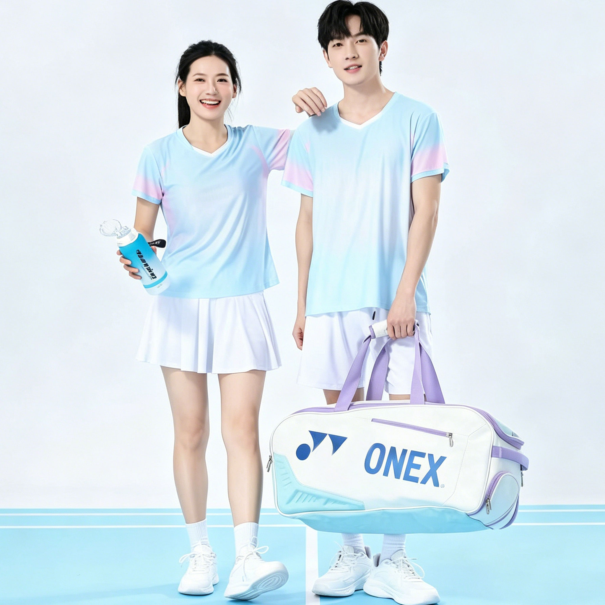 羽毛球运动套装定制乒乓球训练服图片