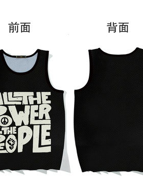 美式篮球衣男女运动服日落东单街球比赛队服男街头训练健身亲子