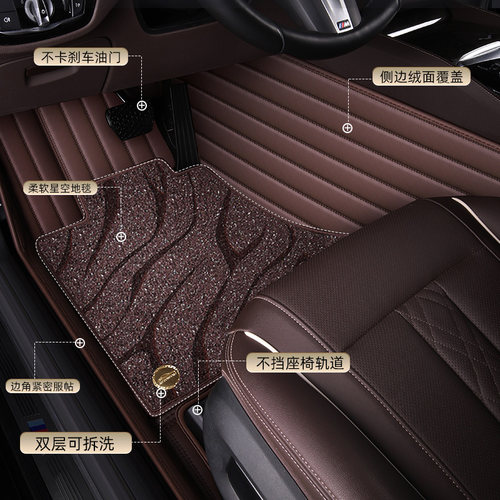 北京BJ40脚垫 16 17 18 19 20 21款越野专用大全包围汽车地毯地垫