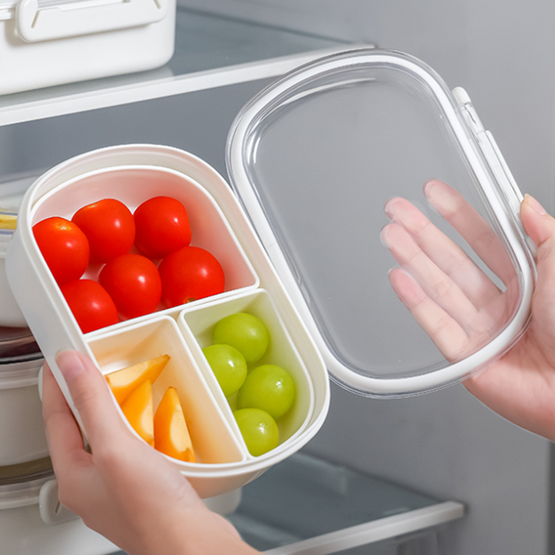 懒易家分格密封保鲜盒