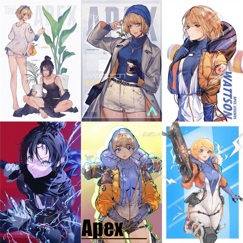 猎犬学生壁纸罗陀恶灵墙贴APEX寝室英雄海报超大游戏卧室防水周边