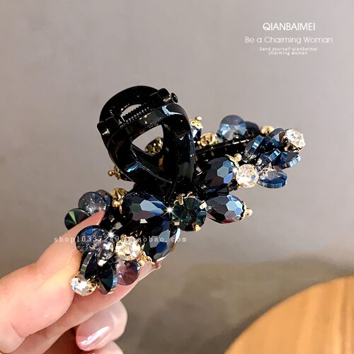 东大门精致水晶镶钻小号发夹