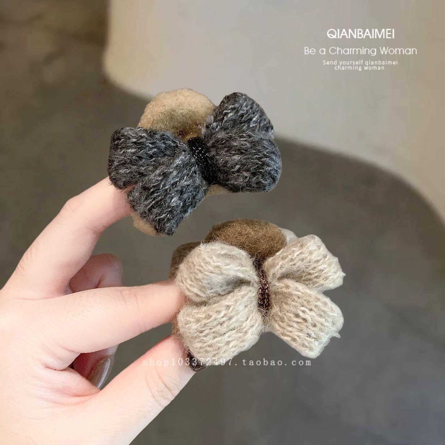 韩系减龄气质毛线蝴蝶结小抓夹前额侧边夹半抓发卡洋气百搭发夹女,饰品/流行首饰/时尚饰品新,发饰,淘宝优惠券,粉丝福利购,淘宝优惠卷