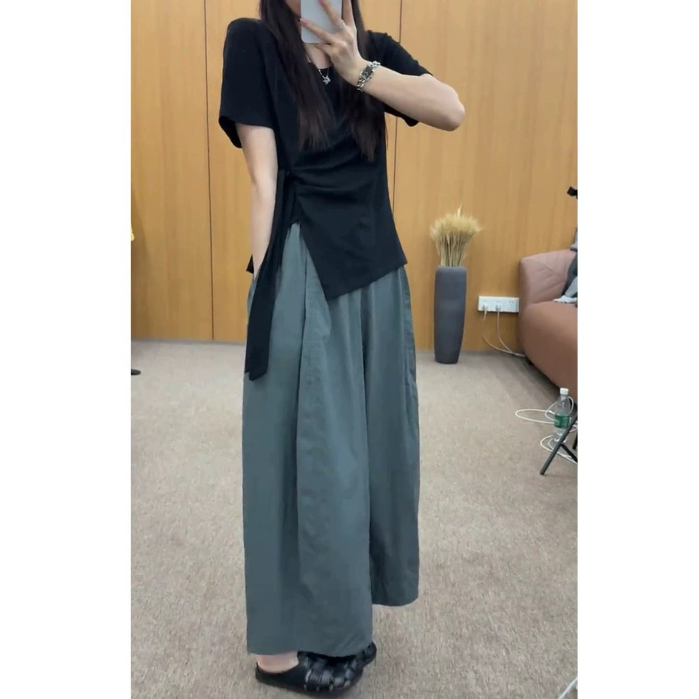 富尔大码定制女装肥妹妹mm纯棉工装阔腿夏宽松显瘦休闲九分气球裤,女装/女士精品,大码裤装,淘宝优惠券,粉丝福利购,淘宝优惠卷