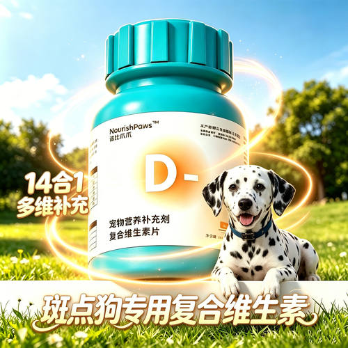斑点狗专用狗狗复合维生素b族片b1b12营养宠物小狗吃的多种补充
