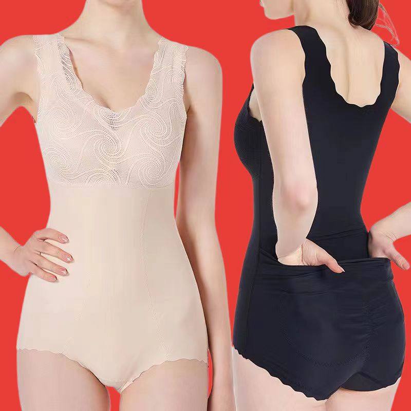 《塑身同款》体雕束腰带胸垫一体式收腹无痕连体女内衣塑身连体衣,女士内衣/男士内衣/家居服,塑身连体衣,淘宝优惠券,粉丝福利购,淘宝优惠卷