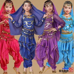 西游记玉兔精服装角色扮演女妖精印度舞成人儿童演出服装天竺少女