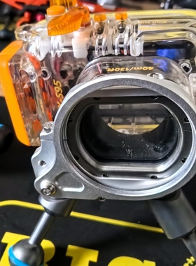 Bubblescuba适用于佳能 S90/95/100/105型号防水壳的转接环