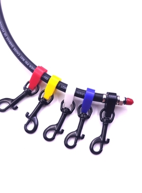 bubblescuba潜水快卸管夹扣  备用二级头固定挂扣残压表悬挂配件