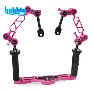Bubblescuba pink 灯臂套装 水下摄影套装 特惠价包邮