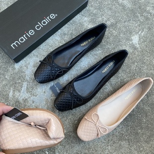 女浅口蝴蝶结甜美舒适软底豆豆鞋 一手货源 夏秋平底单鞋 单鞋 BaT