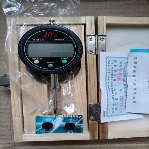 新款成都成量数显千分表数显指示表精度0.001mm/0-25