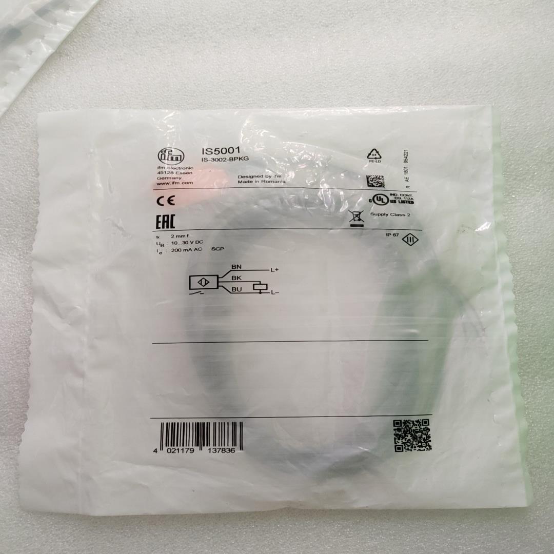 原装德国IFM传感器电感式接近开关IS5001 IS-300