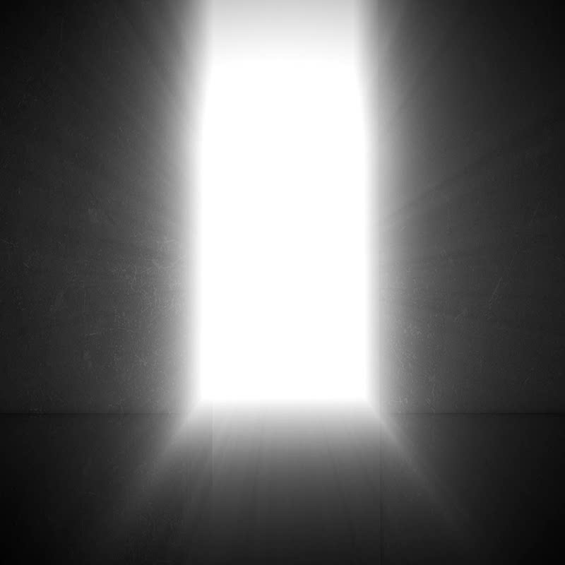 41 led大屏幕视频素材 光线大门缓缓打开关闭 天使之门 希望之门