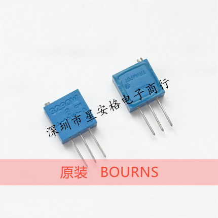 3290W-1-202 原装BOURNS 多圈高精密电位器 2K 立式进口可调电阻