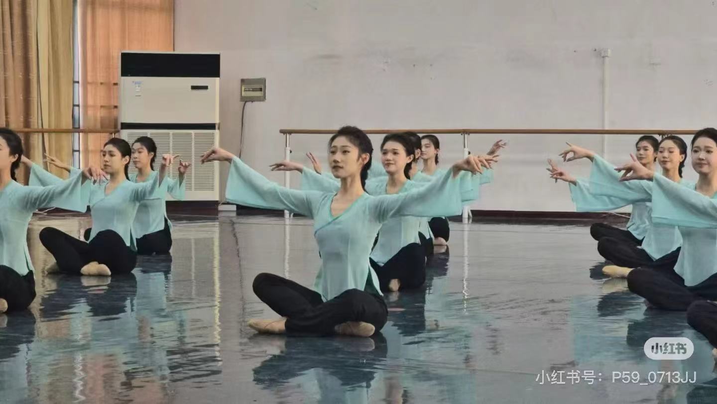 古典舞服装夏喇叭袖身韵纱衣中国舞练功服民族演出艺考舞蹈服女