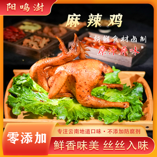云南临沧非遗云县麻辣手撕鸡熟食土鸡整只真空包装约850g顺丰
