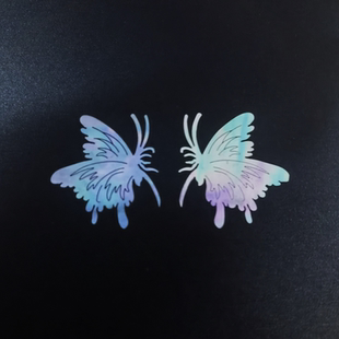 蝴蝶螺钿片白蝶贝大漆螺钿贝壳片漆器漆画漆艺传统纹样镶嵌材料