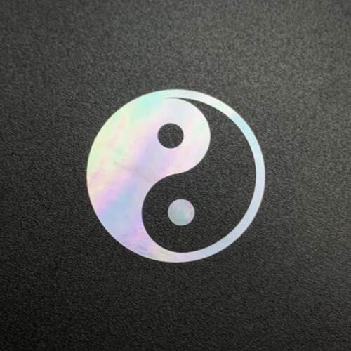 太极阴阳鱼螺钿片白蝶贝夜光贝片大漆螺钿漆器漆画漆艺镶嵌材料