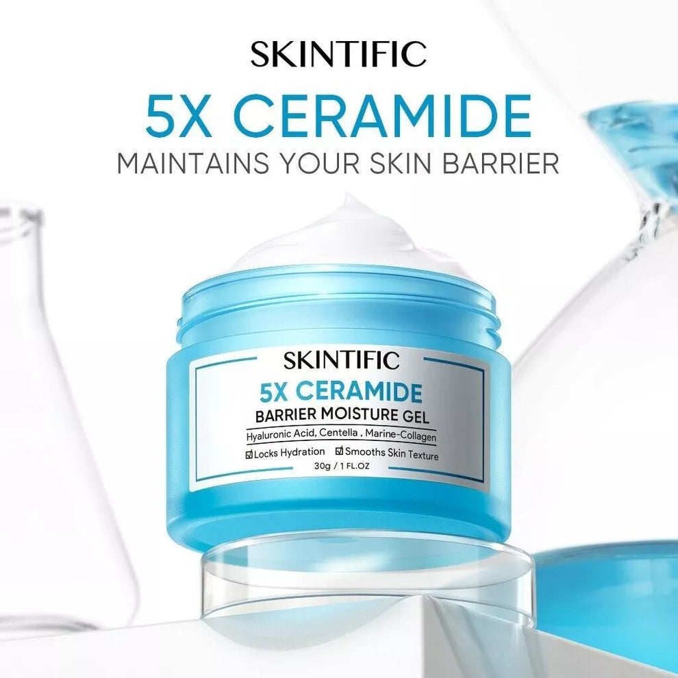 SKINTIFIC5X神经酰胺皮肤屏障修复保湿凝胶保湿霜面霜30g