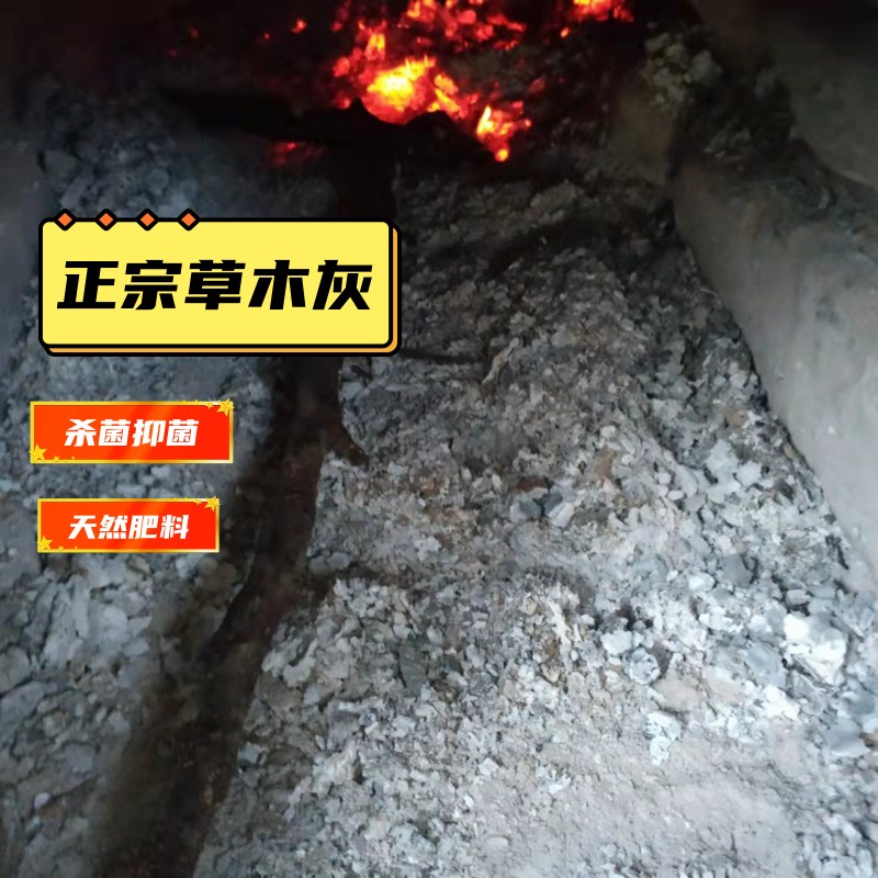 5斤纯草木灰天然钾肥磷肥氮肥土壤疏松调节酸碱性防虫杀菌有机肥