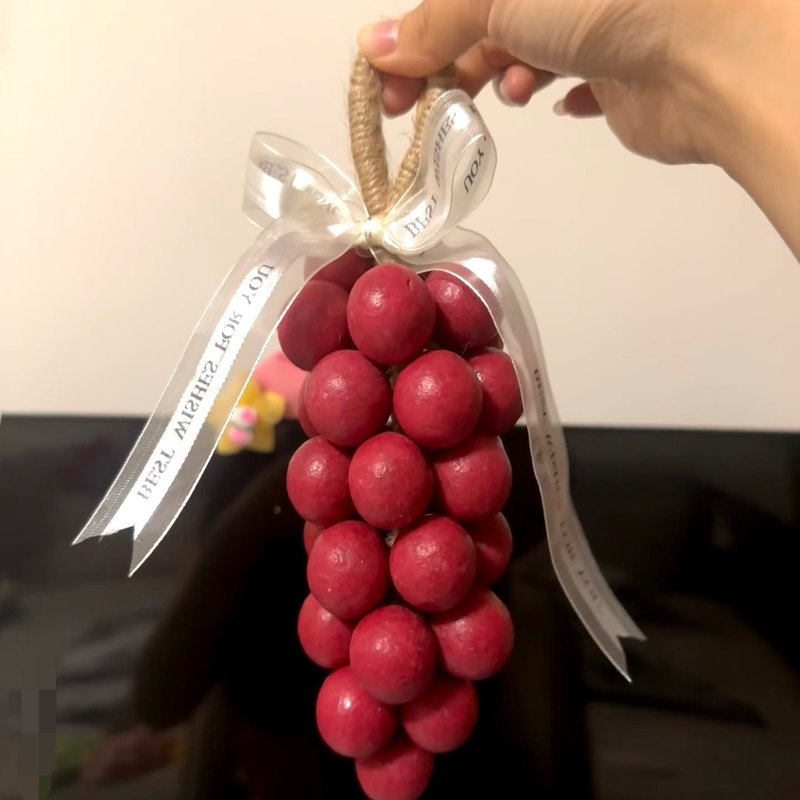 手工葡萄手工皂红色串舒肤佳创意香薰皂葡萄香皂礼盒生日礼物闺蜜