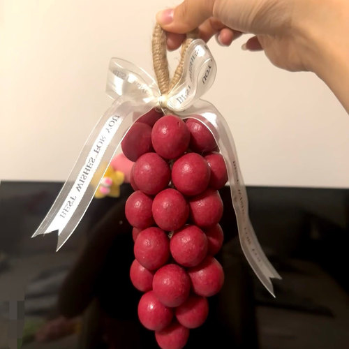 手工葡萄手工皂红色串舒肤佳创意香薰皂葡萄香皂礼盒生日礼物闺蜜