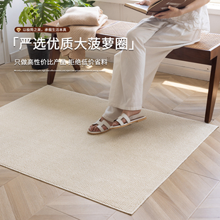 入户门地垫2026新款仿剑麻家用进门门口玄关地垫可裁剪可定制脚垫