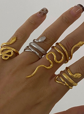 埃及异域中东戒指复古夸张轻奢个性女冷淡风饰品荷鲁斯眼法老Ring