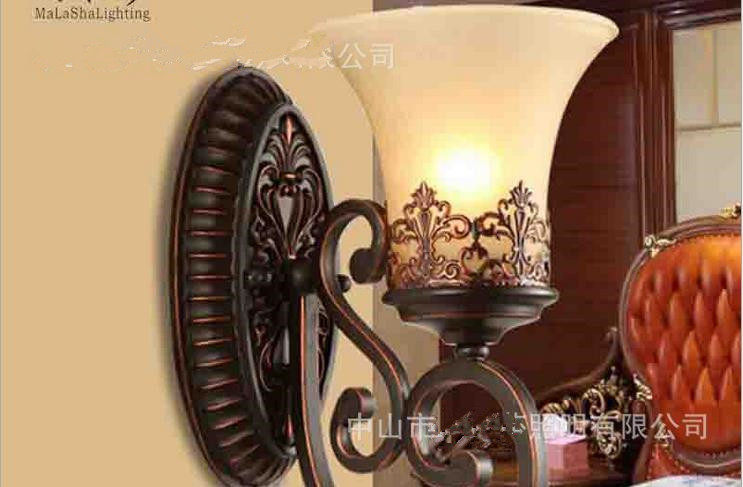 欧式，美式简约时尚风格百搭风格客厅，餐厅，床头单头壁灯1011