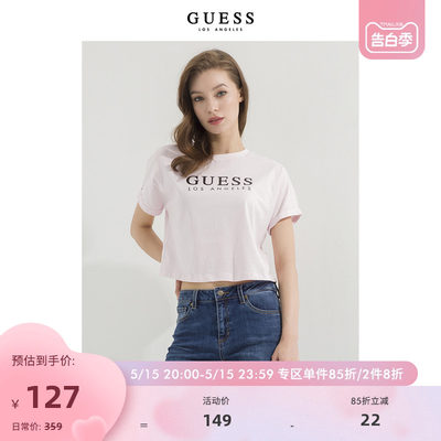 guess2022新款女士百搭短袖