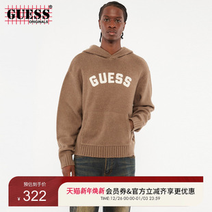 GUESSOriginals男士 M5RR42Z3LD0 含羊毛连帽针织衫