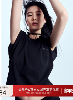 GUESS女士无袖背心款帅酷百搭T恤-W4PI85K2Q40