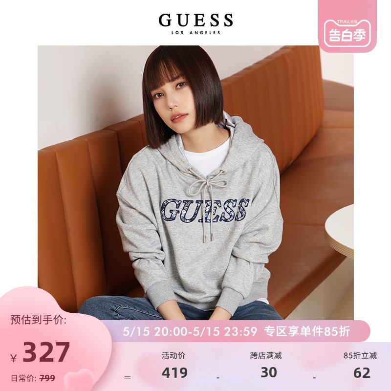 女士连帽卫衣GUESS美式