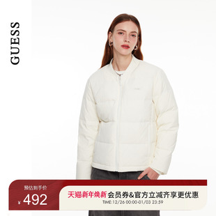 MO4W9894 百搭棒球领绗缝羽绒服 GUESS男女同款 时尚