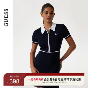 GUESS女士运动休闲学院风POLO领连衣裙 V5GK00Z3D60
