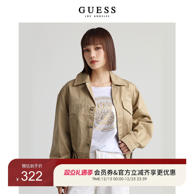 GUESS新款女士潮流炫酷工装