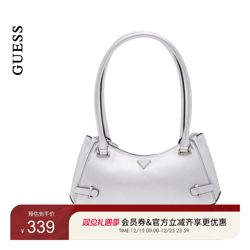 GUESS女士通勤优雅时尚简约设计气质法棍包-MY965717