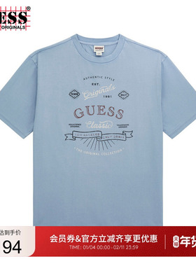 GUESSOriginals男士休闲圆领短袖T恤-M5RI66K8FQ4