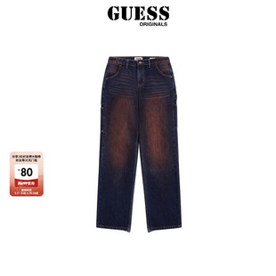 GUESS W4RG10D4XY7 女士复古显瘦直筒牛仔裤 Originals