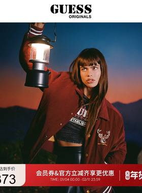 GUESSOriginals春款男女同款灯芯绒外套-M2BL07WEUW0