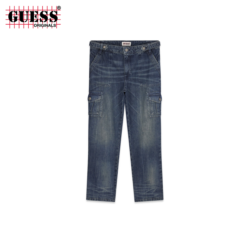 GUESSOriginals 25年新款早秋女士美式复古牛仔裤-W5YA2DD5R0D