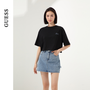 男女同款 GUESS 李孝利同款 T恤 經典 短袖 簡約時尚