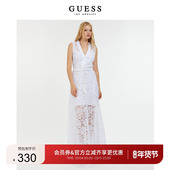 连衣裙 GUESS 女士慵懒极简舒适性感无袖 W2GK46WEJX0