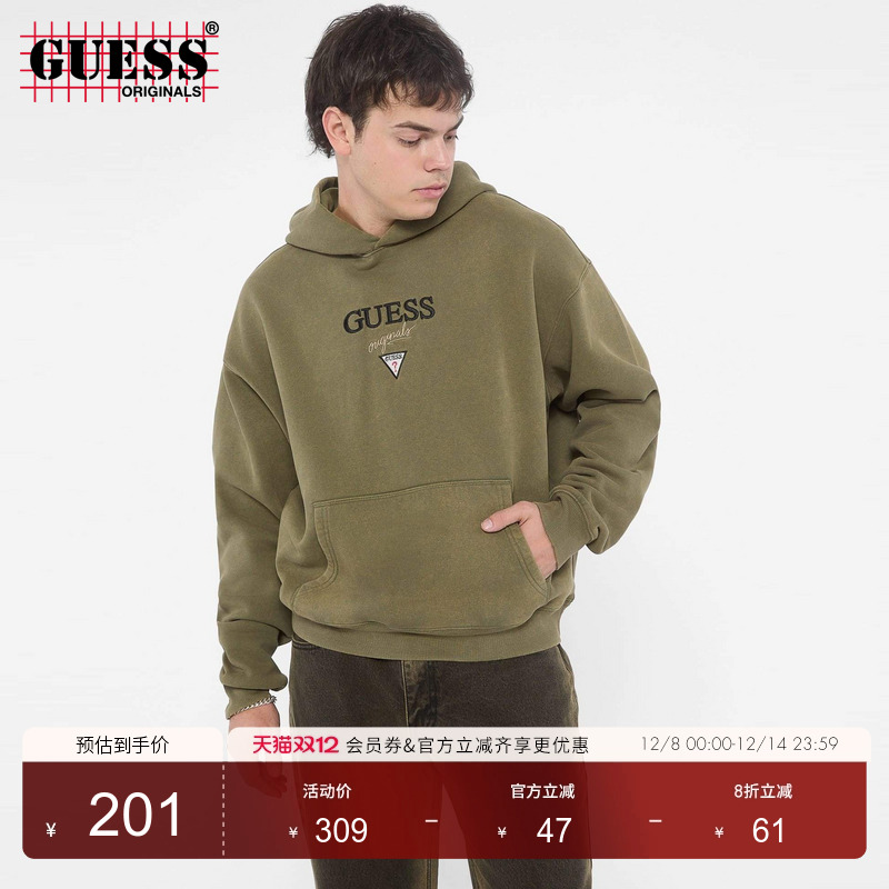 GUESSOriginals连帽长袖卫衣