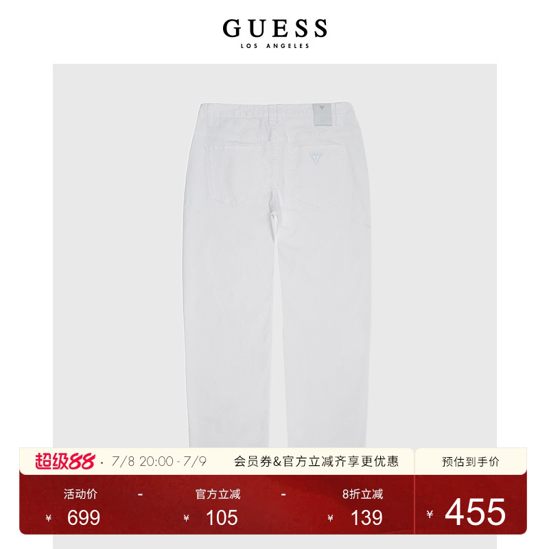极简牛仔裤GUESS潮牌个性