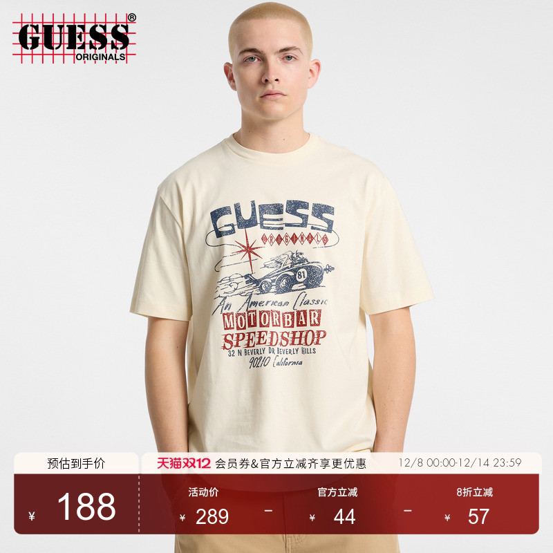 GUESSOriginals宽松短袖T恤