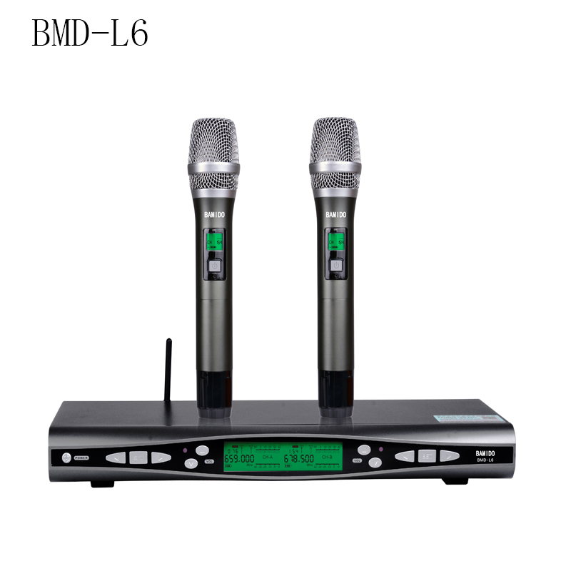 巴米度无线麦克风一拖二双人家用唱防啸叫话筒音质清晰连接稳定