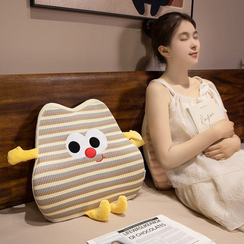 夏季冰丝多巴胺记忆棉腰靠靠枕车载靠背坐椅护腰枕靠垫床头靠腰垫,居家布艺,腰靠垫,淘宝优惠券,粉丝福利购,淘宝优惠卷